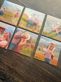 Personalized save the date photo magnet with couple photo