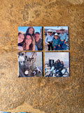 4 pack 2.5 x 2.5 Custom Photo Magnet